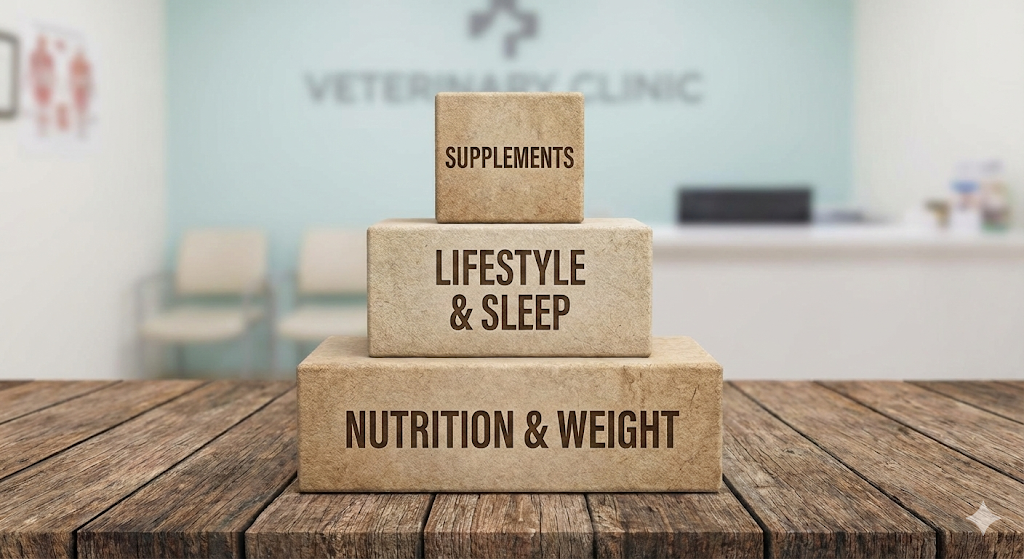 The hierarchy of needs required to boost dog immunity effectively.